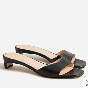 J Crew Lina kitten-heel sandals BH409